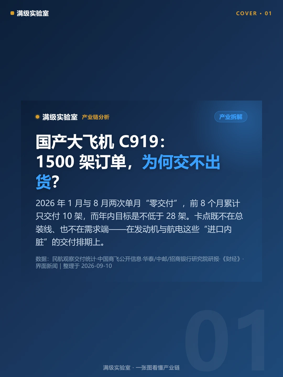 产业拆解 | C919为何交不出货