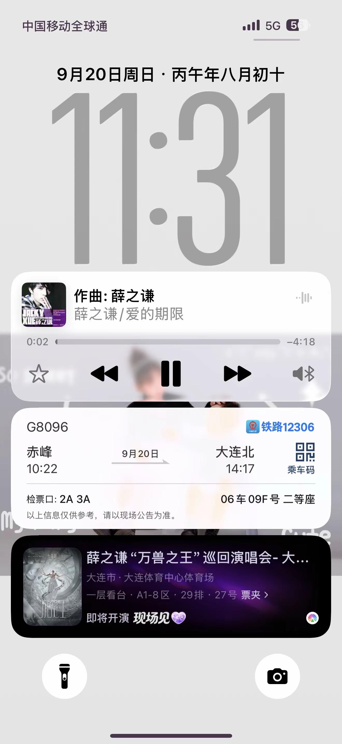 独自一人 😎 第三次见面 万兽之王大连站 薛之谦