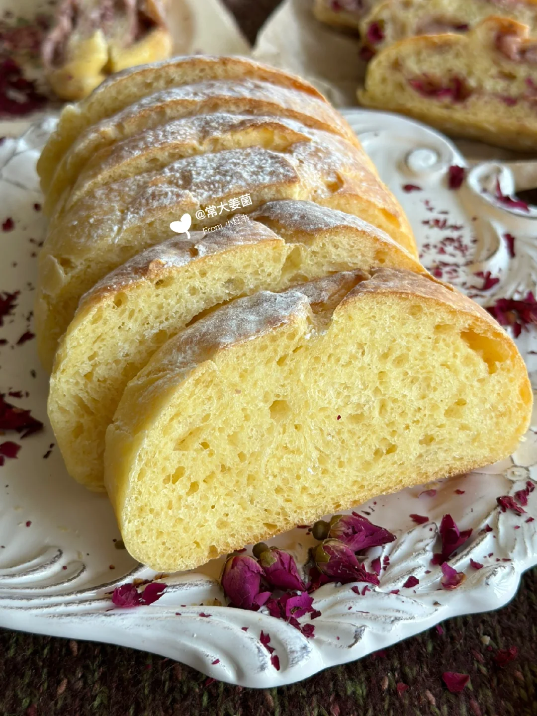 家庭面包公式📝免揉免酵种！含水量👍🏻