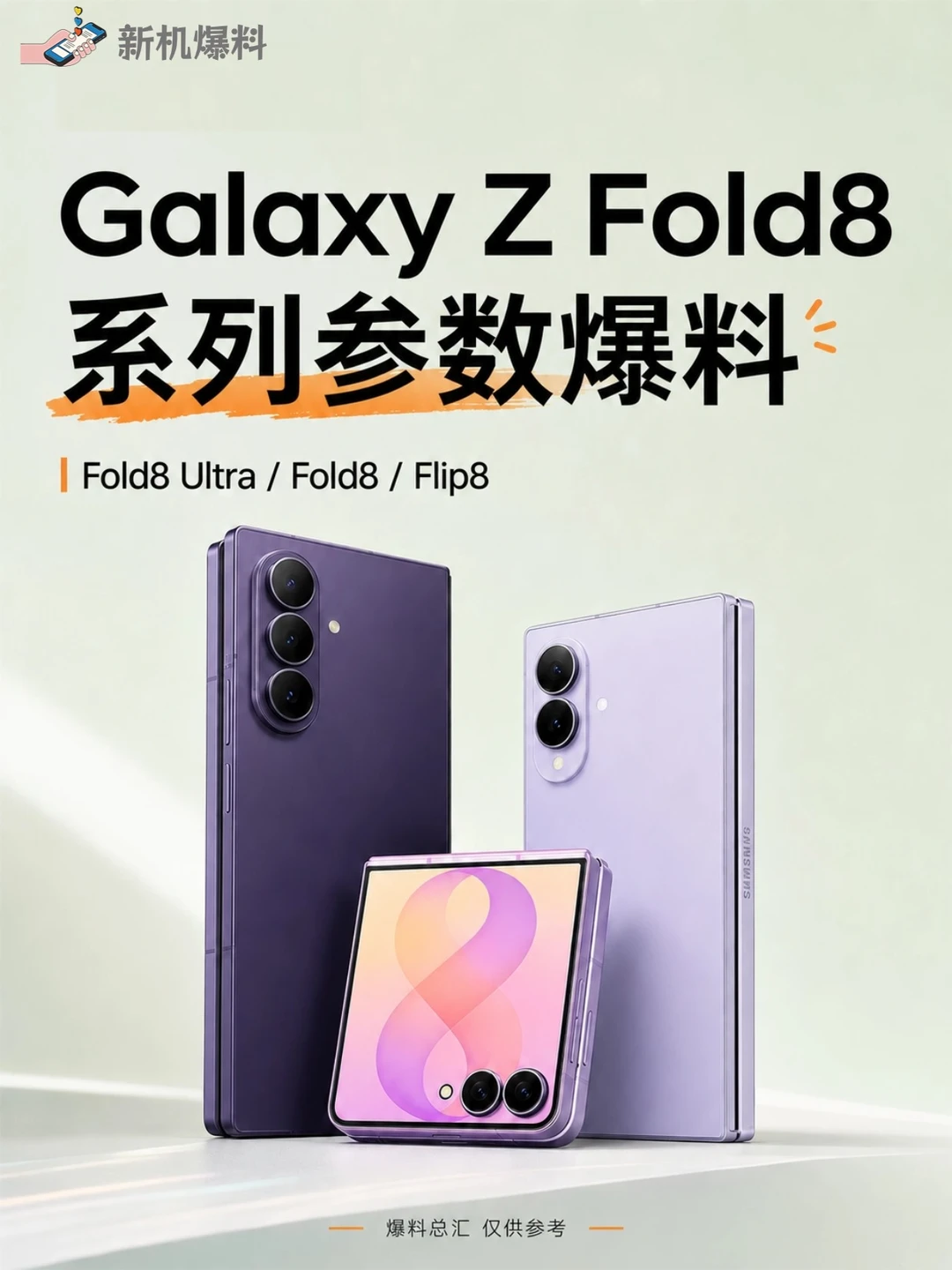 Galaxy Z Fold8系列爆料汇总