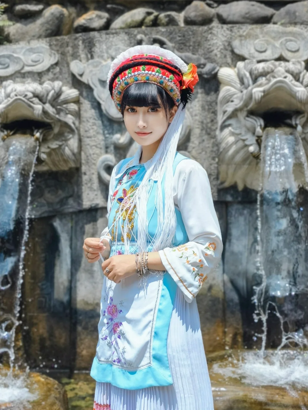 大理拍照｜蝴蝶泉10元get白族金花服饰