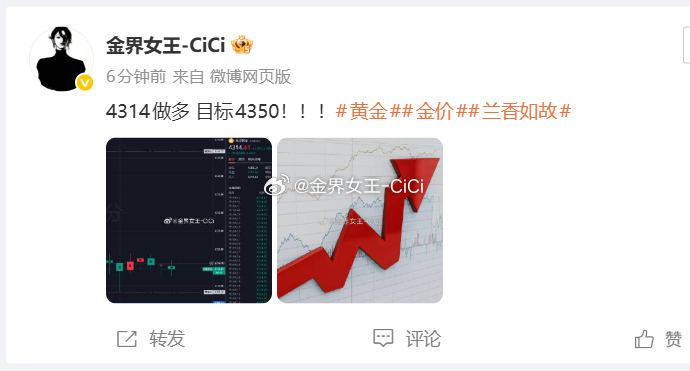 连损两单 狗庄洗我 纯诱多黄金金价 ​​​