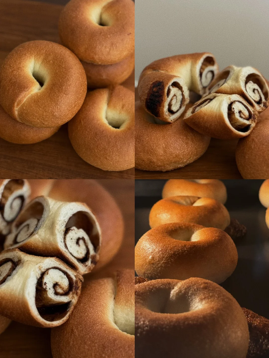 红糖肉桂米贝果🥯这个焦糖脆底绝了