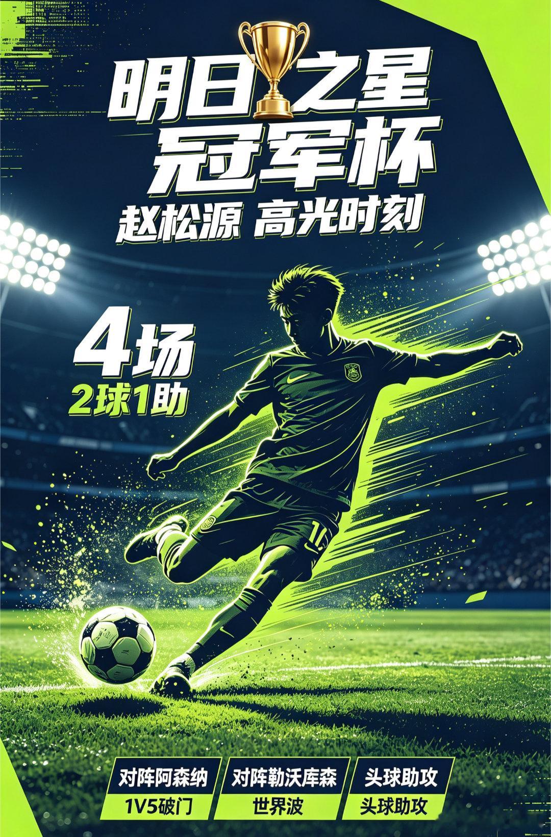 明日之星杯决赛因台风取消！U17国足与阿森纳U17并列冠军，赵松源荣获...