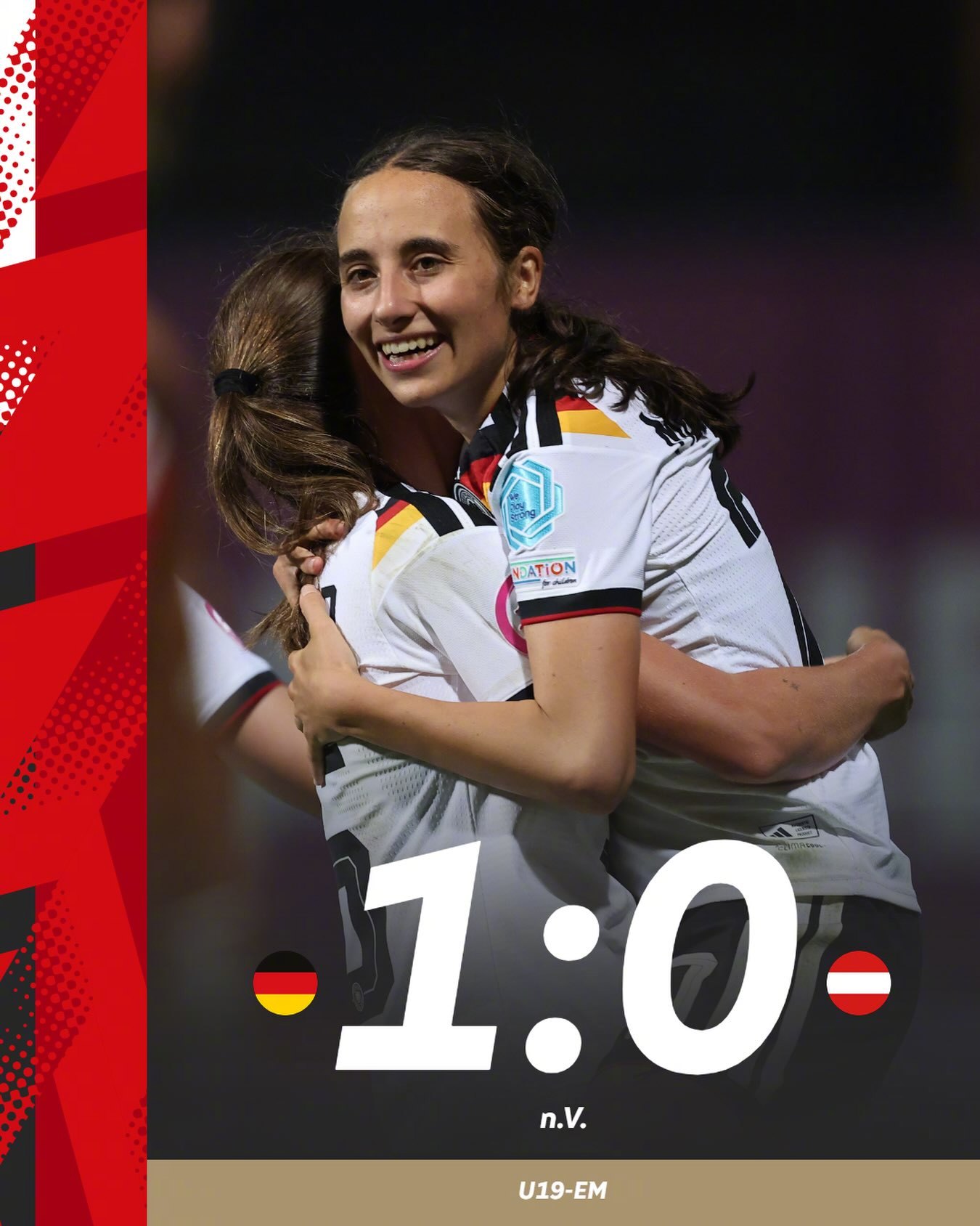 🔨一锤定音，女足U19挺进欧青赛决赛！  🎉德国U19女足在欧青赛...