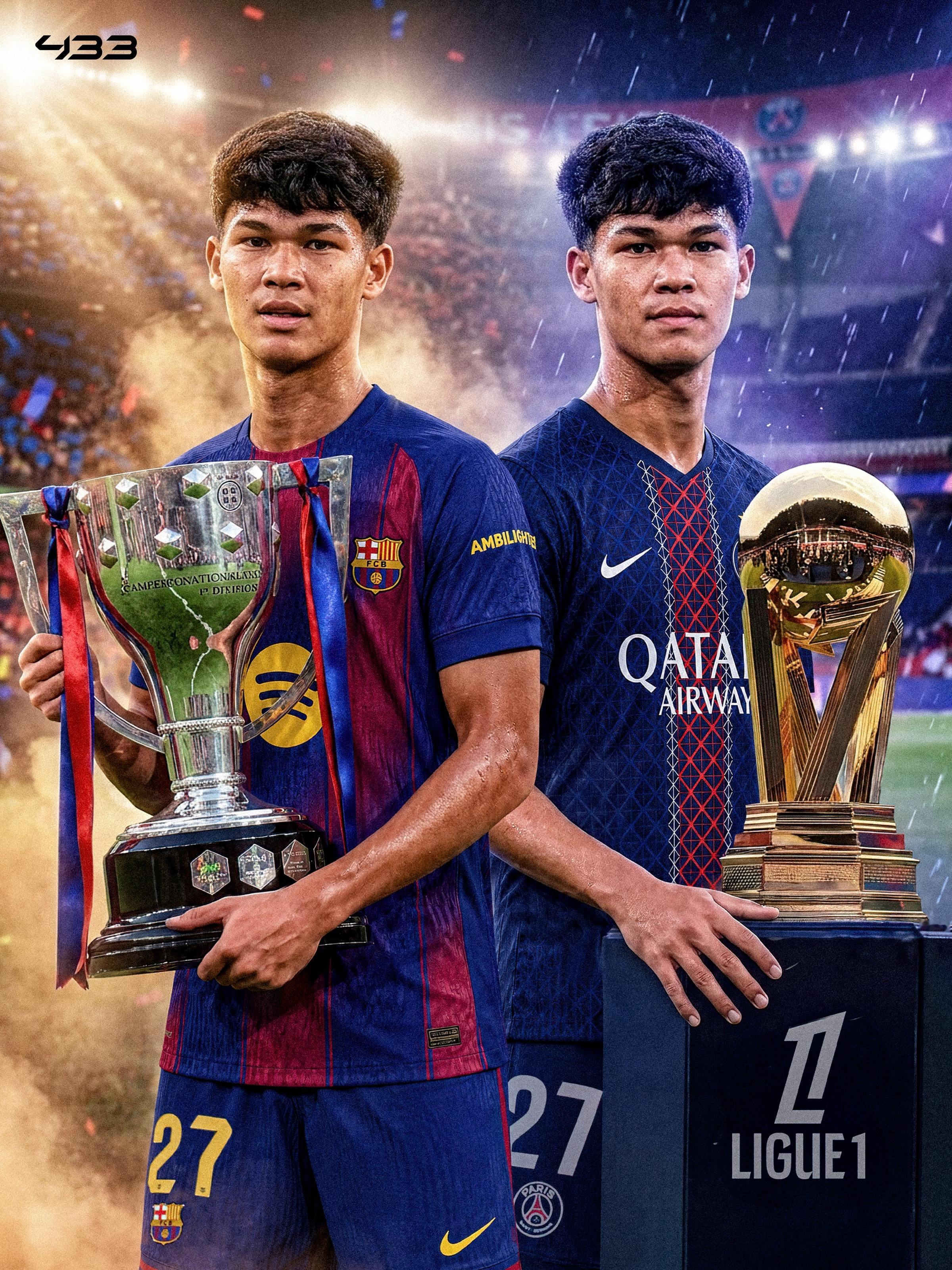 本周中，法甲联赛第29轮补赛中，巴黎圣日耳曼客场2-0战胜朗斯，提前1...
