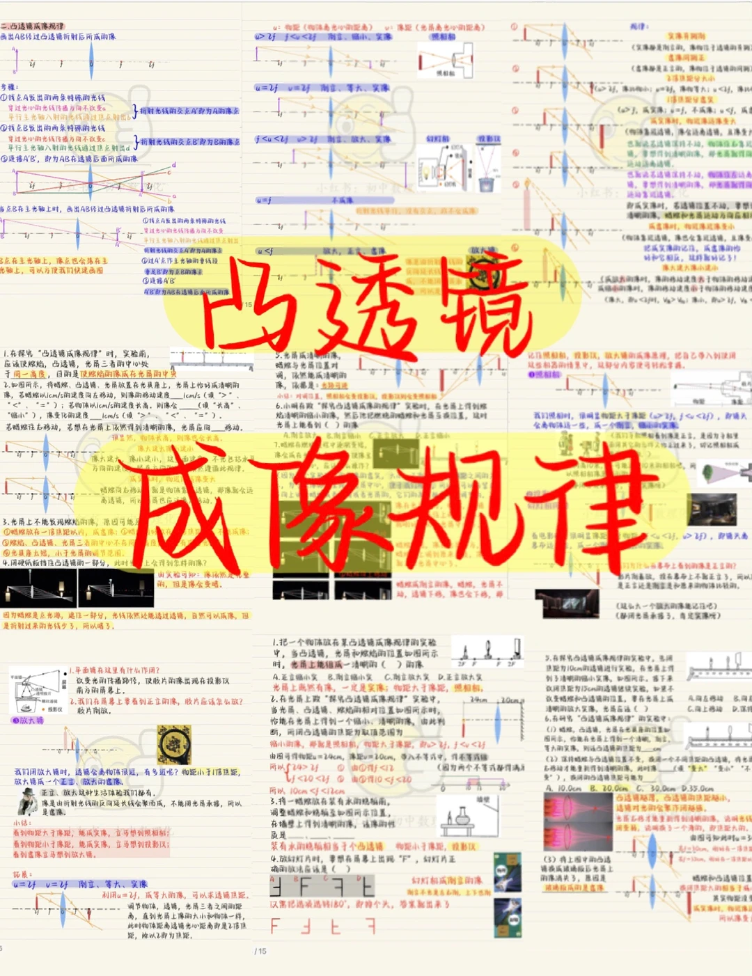 初二物理凸透镜（2）：凸透镜成像规律