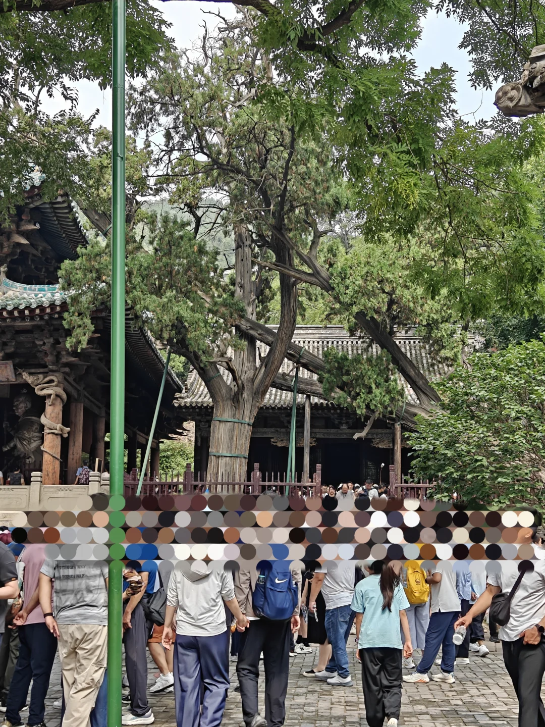 818普普通通的工作日，晋祠有一亿人。。。