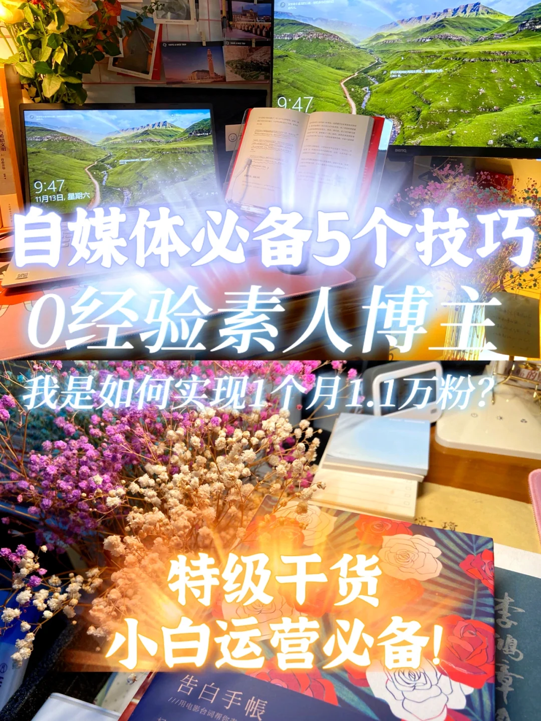 从0到1.1万粉，素人博主涨粉㊙️，我做对了什么