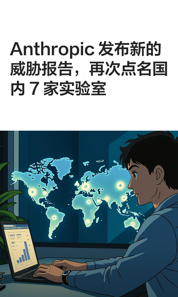 Anthropic 发布新的威胁报告，再次点名国内
