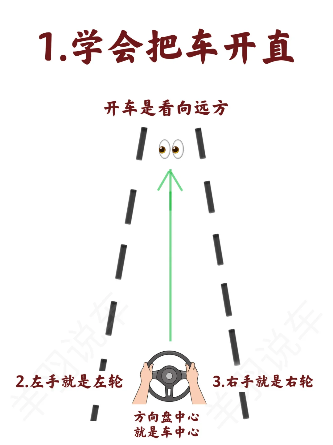 一口气讲完，新手开车要点，开车技巧全集