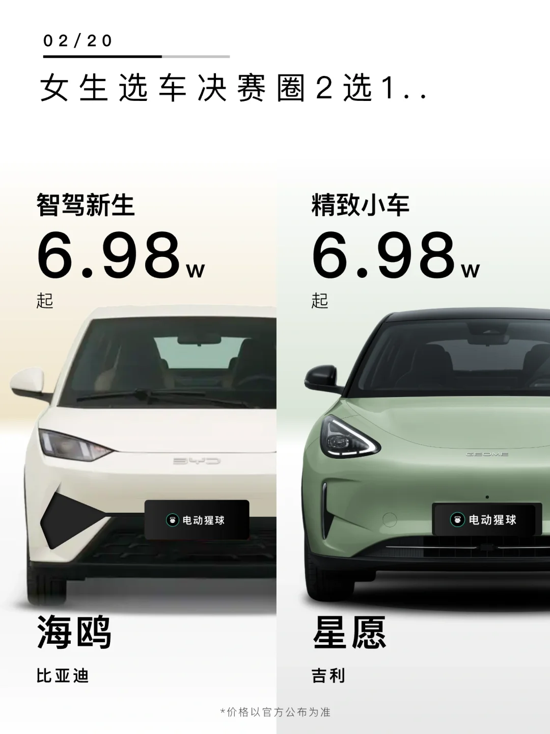 10万预算｜女生选车决赛圈..