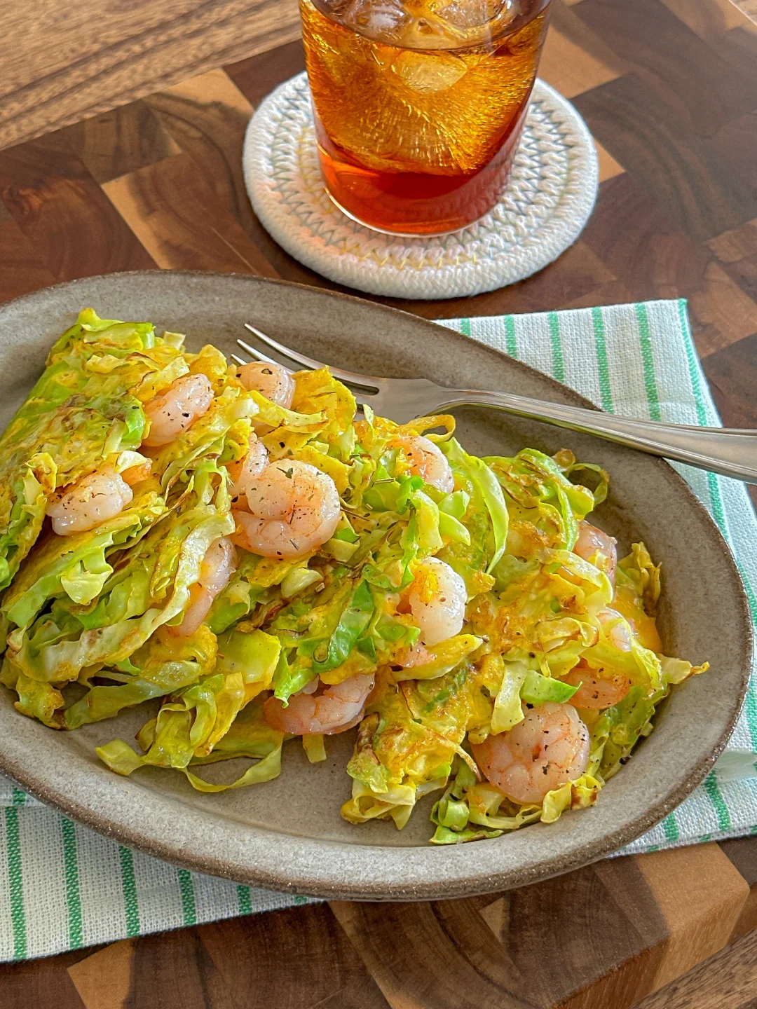 减脂最爱的蔬菜鲜虾饼🍤