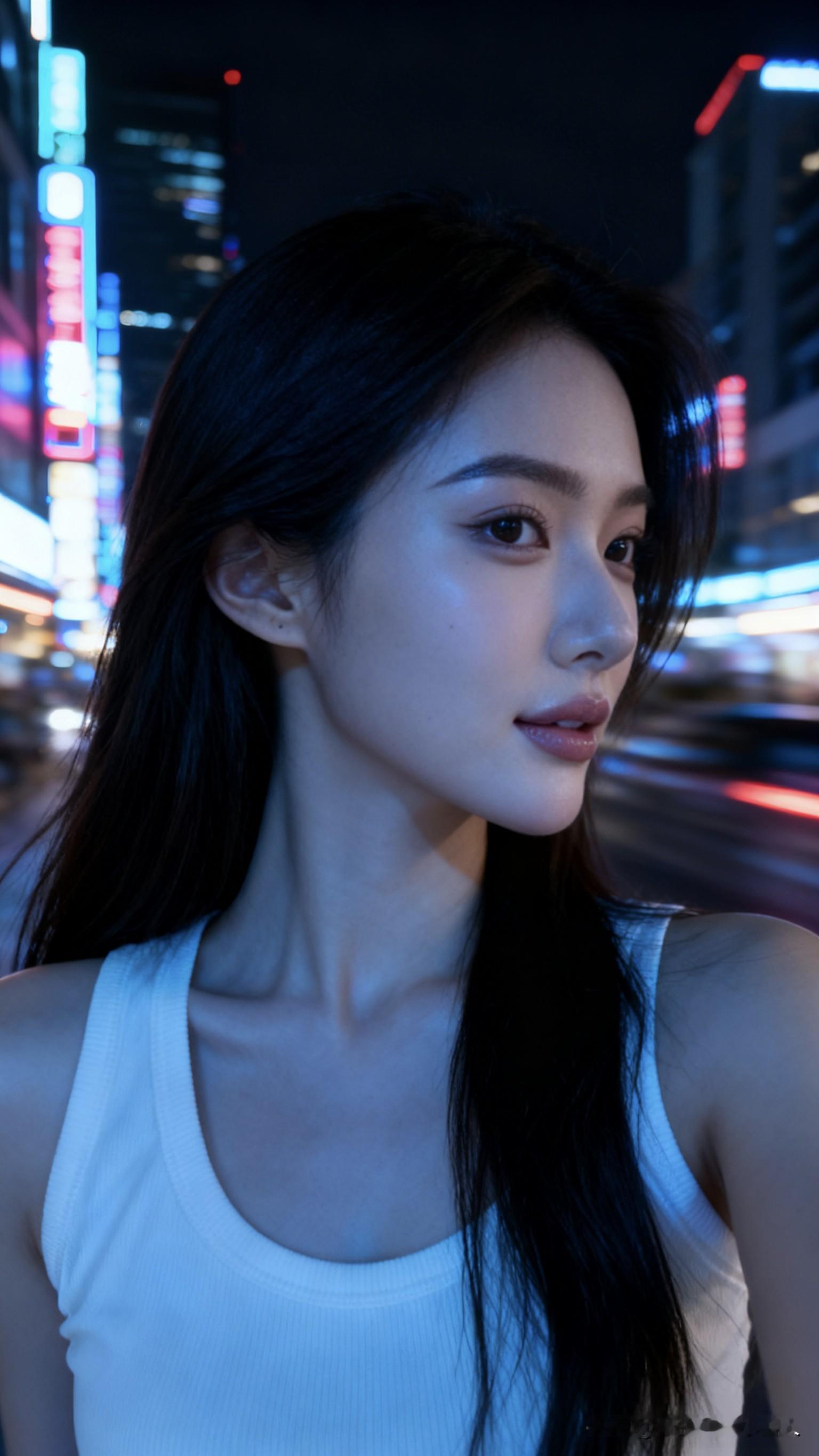 我这自拍风格切换，主打一个“人格分裂式美丽 在家穿着背心当慵懒宅女，一...