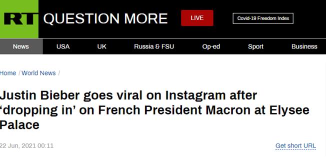 次元壁破瞭！比伯曬與馬克龍夫婦合影，網友：他為什麼與法國總統在一起？-圖2