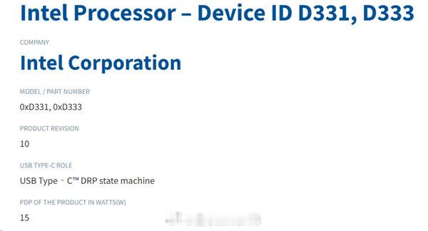 Intel Nova Lake平台通过USB与PCIe认证，发布进程加速[思考]

认证概况

• 9月30日消息，Intel下一代Nova Lake平台已通过USB-IF和PCI-SIG标准组织的兼容性认证，距离正式发布又近一步。

USB-IF认证详情

• USB-IF认证名单显示，移动版Nova Lake-H处理器（设备ID D331、D333）符合USB4 80Gbps规范， ​
