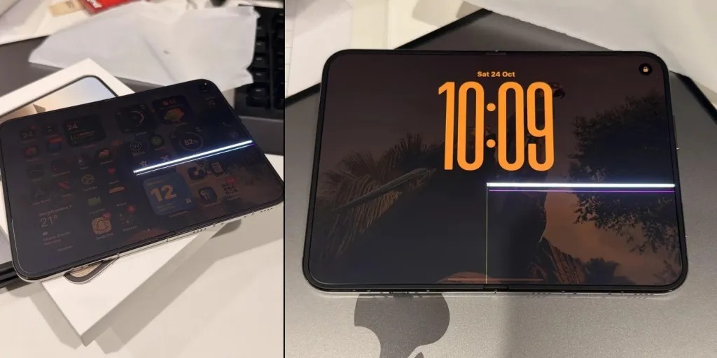 iPhone Duo开售首周爆出碎屏故障，铰链结构缺陷叠加质检放宽引发争议，产线紧急更换物料补救
 
苹果首款折叠屏iPhone Duo上市首周，陆续有用户反馈出现碎屏问题，故障集中爆发在屏幕折叠区域。综合多方信息来看，问题由铰链硬件结构缺陷，叠加前期质检标准放宽共同造成，目前生产线已经紧急更换物料