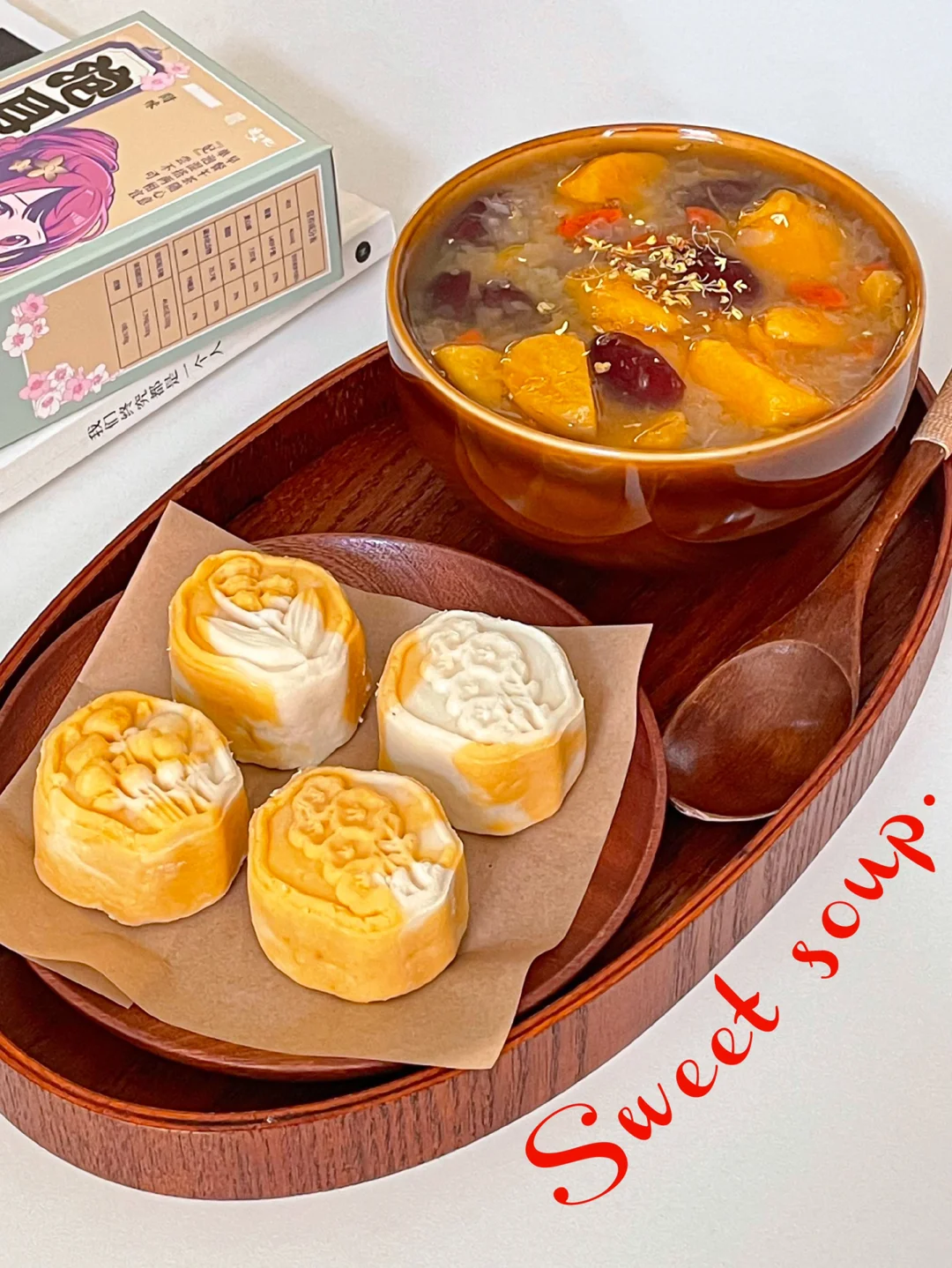 中式早餐🥢10分钟银耳汤🥣红薯山药糕