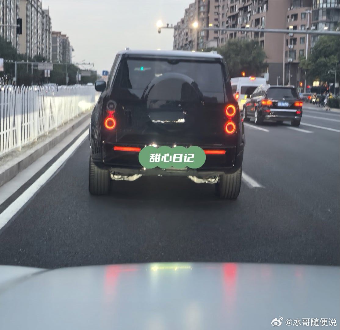 路遇g9，是真的大，很高 ​