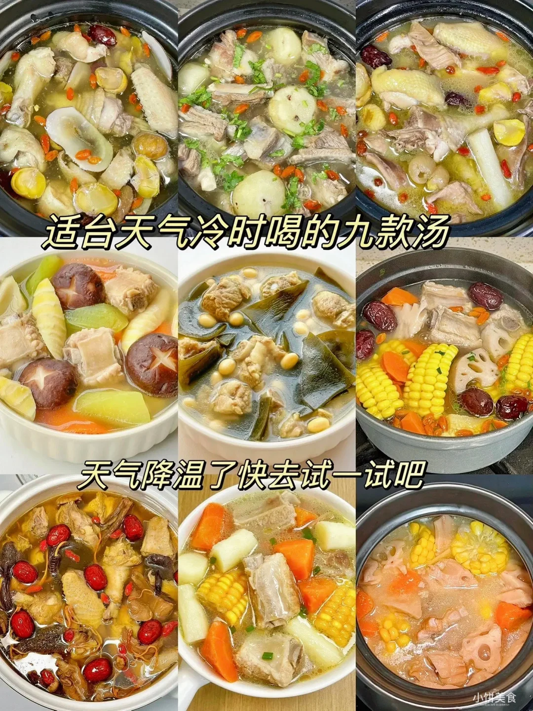 适合天气冷时喝的九款汤！