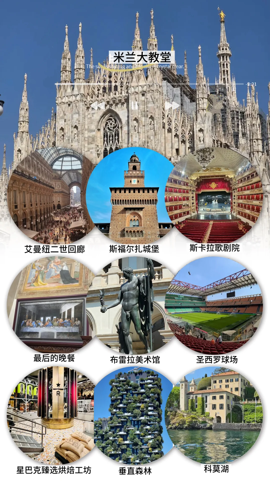 🇮🇹米兰十大景点合集！附交通攻略！