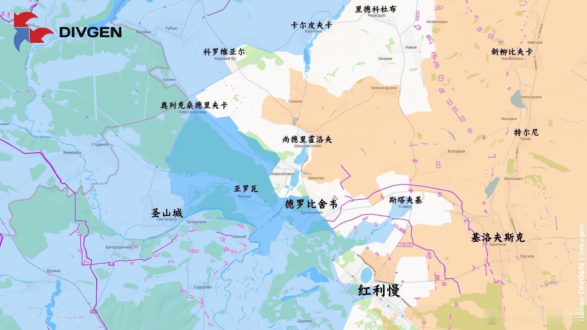 箭头社更新了西部军区天天和三秃子踢假球的红利慢情况。

战争迷雾和无人机杀伤区确实能让每家地图都不一样，但红利慢这个俄军不着急乌军也不着急的地方居然能成为乌粉这一两个月滋味棒，也是苦了它们了，除了打油罐和野莓以外，终于有点儿赢的素材。

问题是从蟋蟀著名的哈尔科夫大反攻以后，乌军的每 ​