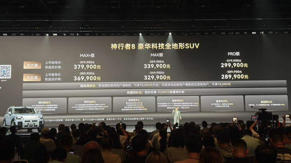 神行者8杀疯了吧？居然28.99万到37.99万！