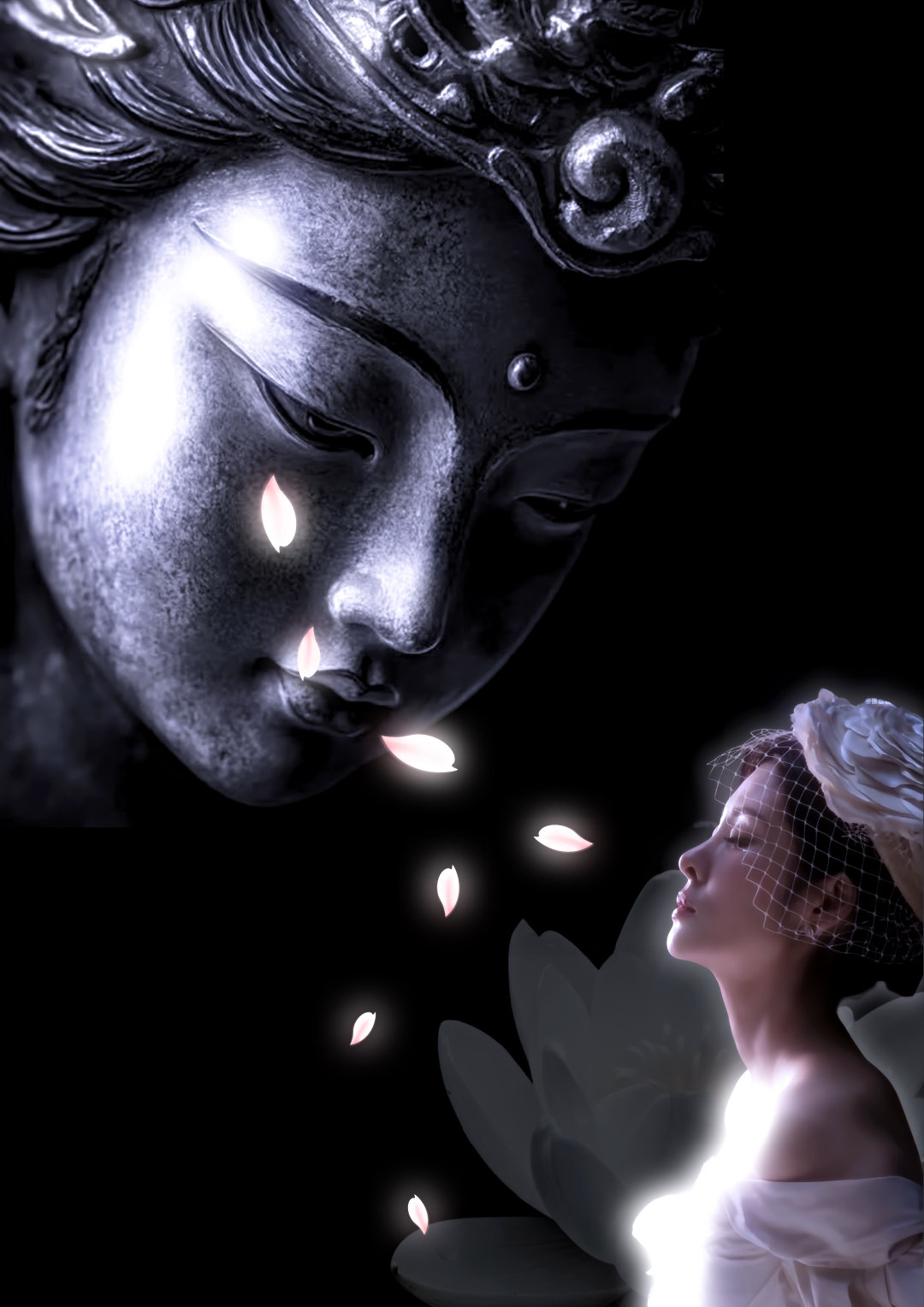 “观音骨，莲子心”

——海报设计——

#张碧晨# ​