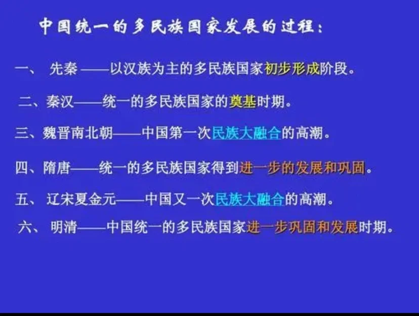 中国古代统一多民族国家是如何形成的？