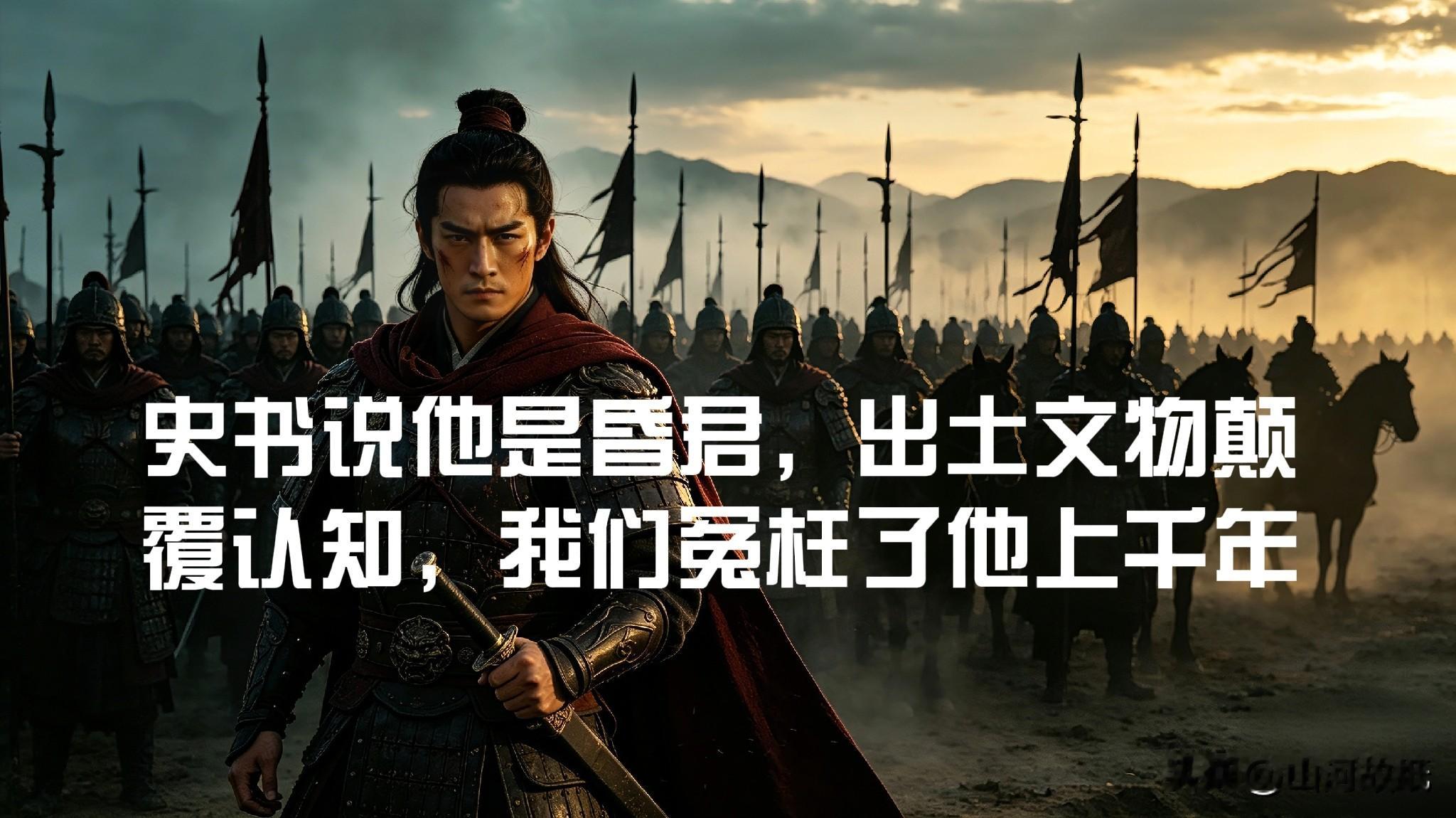 史书说他是昏君，出土文物颠覆认知，我们冤枉了他上千年
 
很多人被教科书骗了一辈子！
 
我们从小就被灌输，他是荒淫无道、残暴昏庸的亡国暴君，是历史上最糟糕的皇帝。
 
可随着大量古墓竹简、出土文物现世，专家看完都沉默了，真正的他，根本不是我们认识的模样。
 
这个人，就是隋炀帝杨广。
 
千年以来