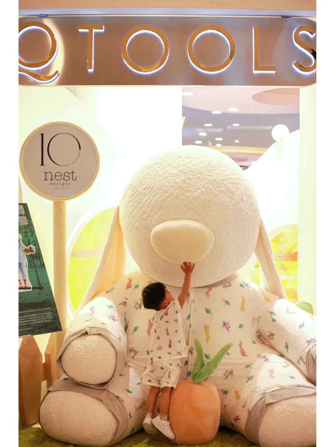 和兔子合影有惊喜‼️小朋友玩一天不想走✅