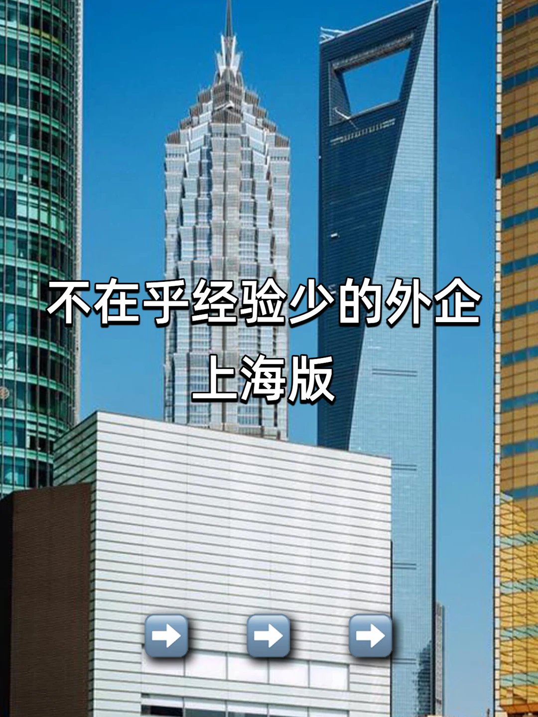 不在乎经验少的外企：上海版