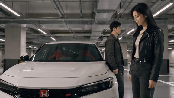汽车ai短剧#本田思域typer