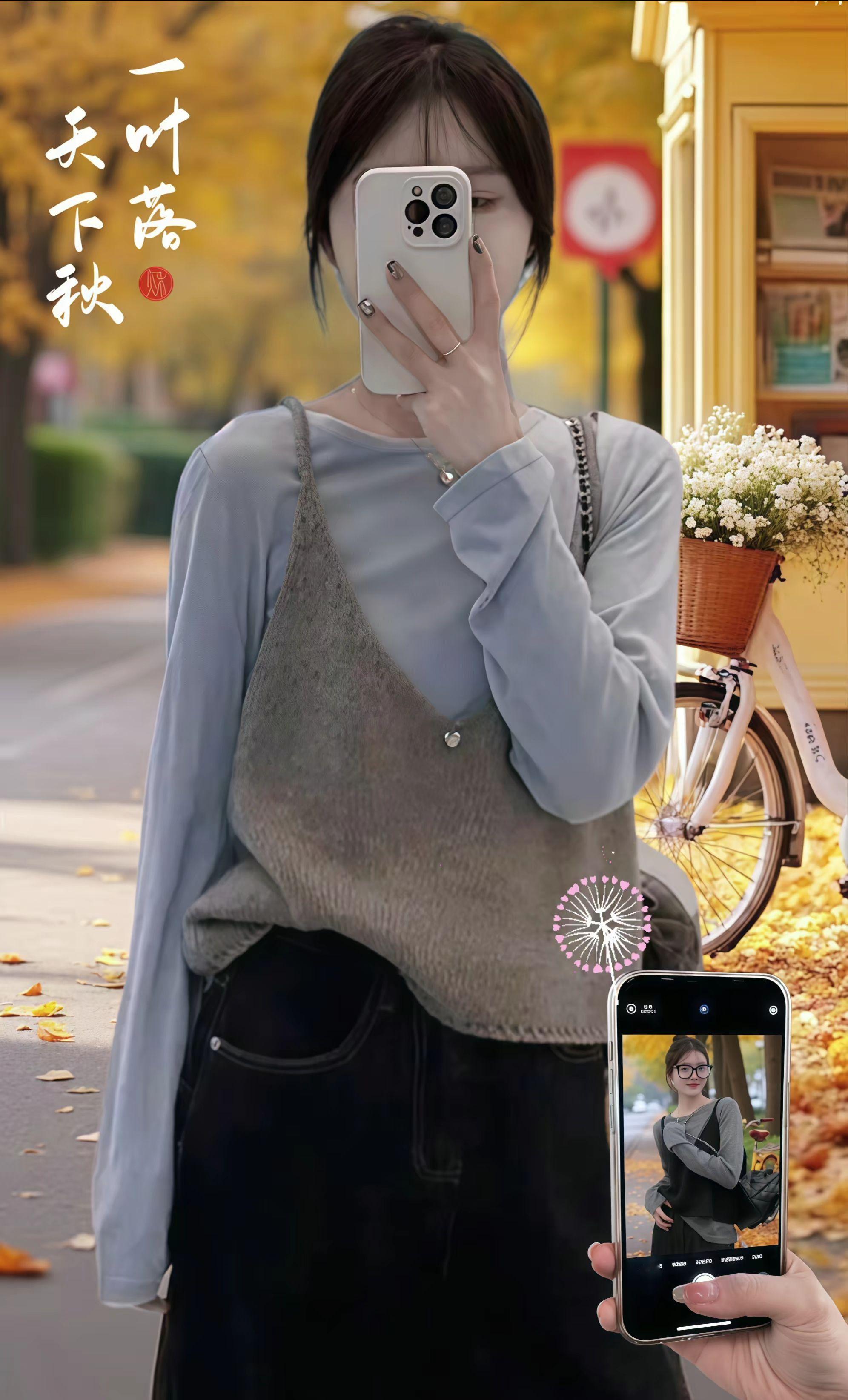 200斤大码姐妹看过来！韩剧女主同款叠穿两件套来啦～别致吊带+外搭，藏...