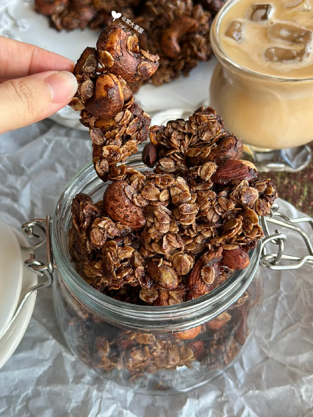 每周必做的granola可可燕麦脆片🍫
