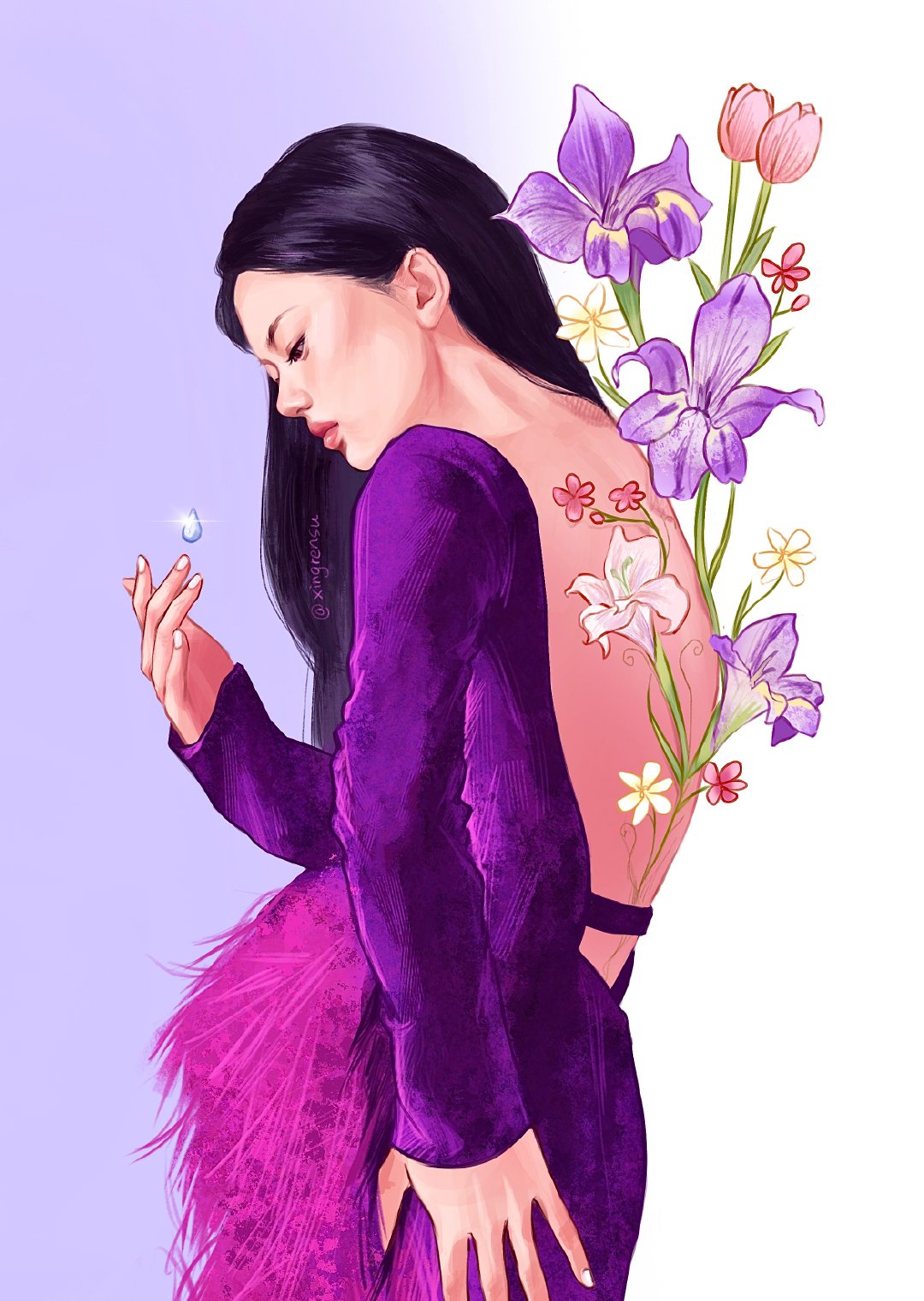 #单依纯[超话]#  第一次流泪之后…​