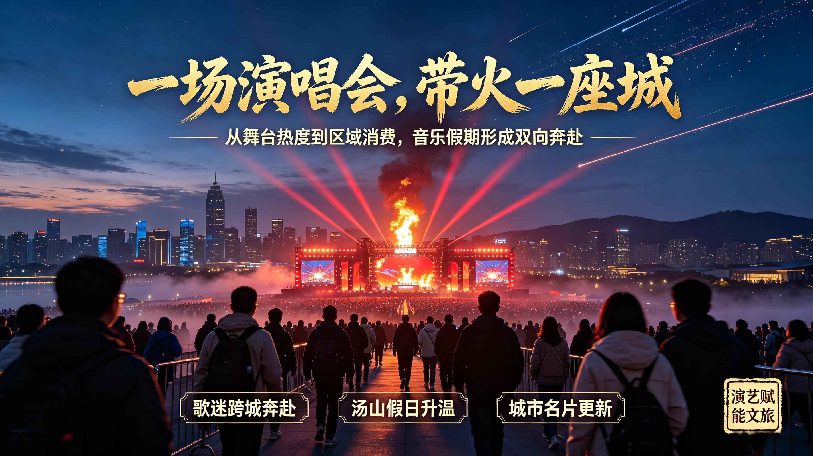 标题：火星乐园“点燃”南京：5天近54万人次涌进汤山，一场演唱会带火一座城南京音乐活动 南京随心飞 

中秋撞国庆，南京文旅圈最炸的“流量发动机”，不是某个老牌景区，而是汤山音乐谷里的“火星”。

9月25日起，2026华晨宇“火星乐园2.0”登陆南京江宁汤山音乐谷，横跨中秋、国庆连开七场。
