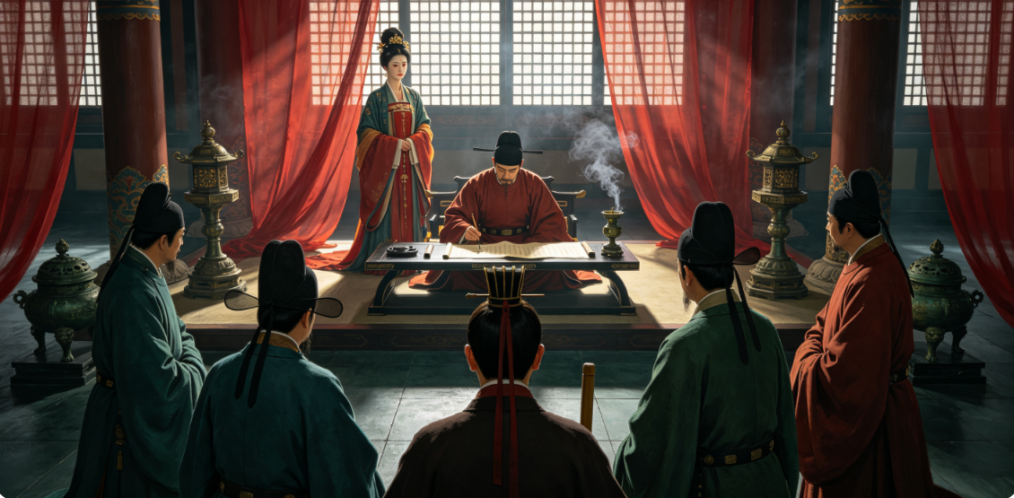 655年九月，大唐皇帝李治干了件憋屈事： 亲自拉了十车金银，去求自己的舅舅点头。送来的礼物舅舅全部照单全收，可只要一谈到正经事他就装糊涂——
看完这段我最先愣了神：更换皇后本是皇家内部家事，皇帝怎么反倒还要去求人？
武则天早年曾在李世民的后宫中获封才人，这个位份属于品级很低的后宫妃嫔。李世民去世之后