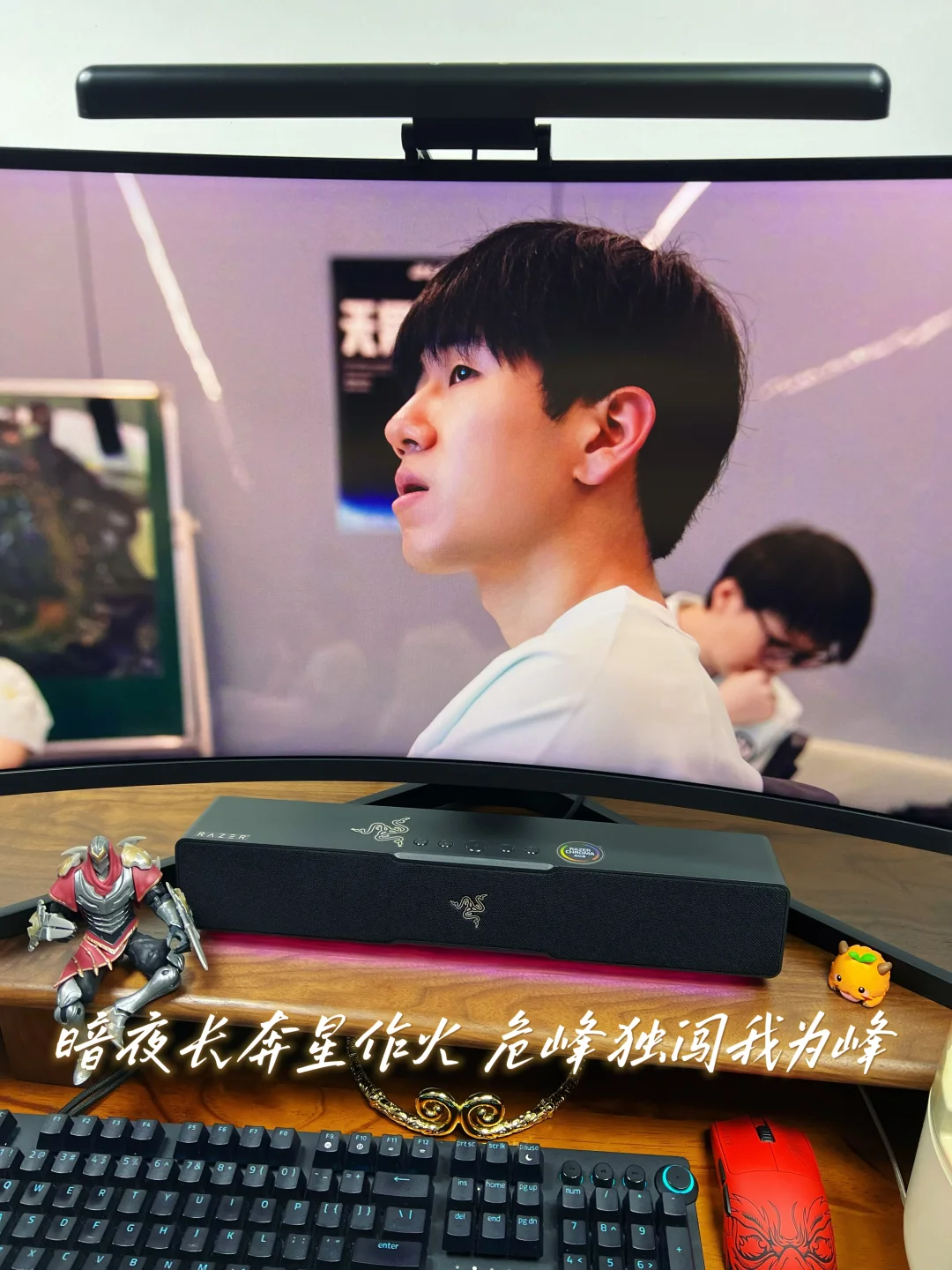 暗夜长奔星作火 危峰独闯我为峰