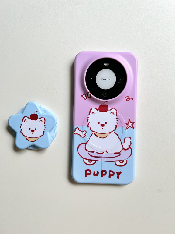 华为mate80 💗粉色滑板小狗🐶