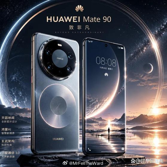 《Mate90这次为什么看起来更狠了：长焦、卫星发图和全系鸿蒙都下放了》离9月23日发布会越近，Mate90这一代的轮廓也越清楚了。和Mate80那种“小修小补”不太一样，这次更像是把芯片、屏幕、影像、续航和系统一起往前推了一截。 ​
