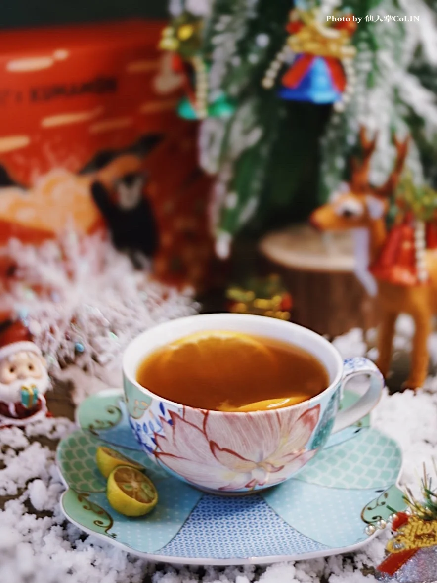 寒冬中的圣诞热饮🎄香橙生姜水果茶🍊