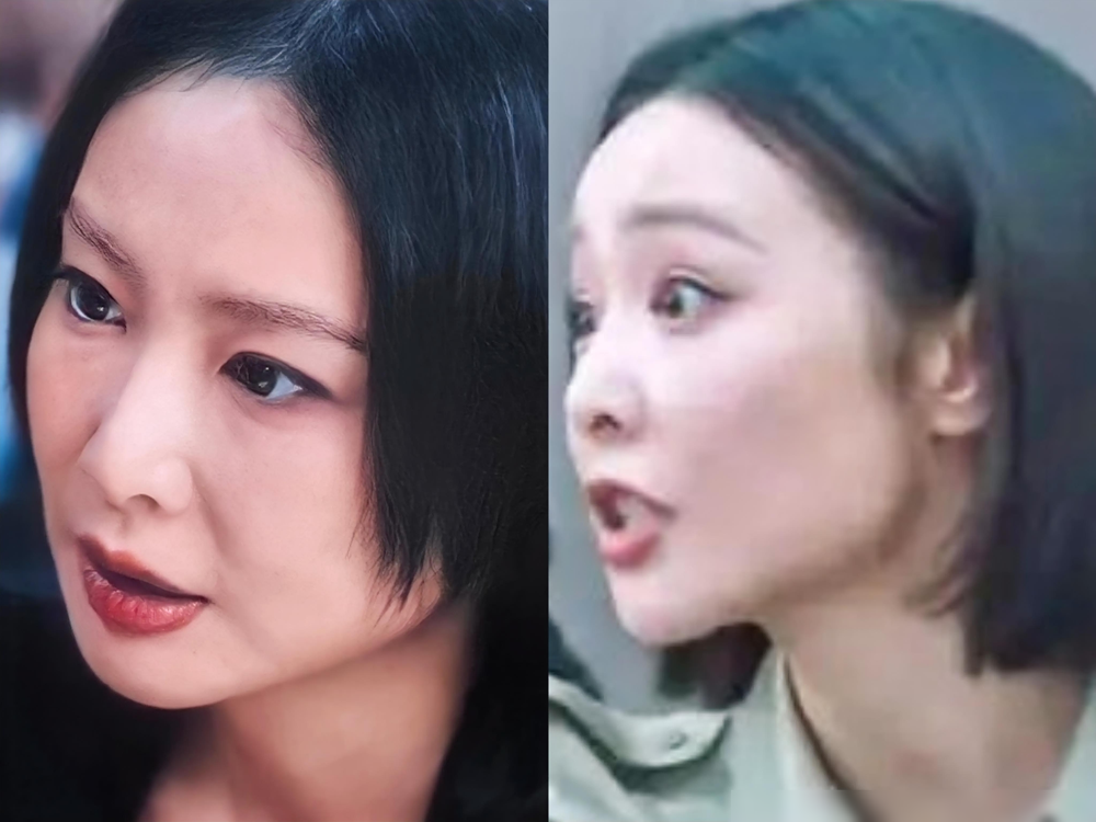 高叶的脸，在《蒸蒸日上》里不动了。
演泼辣律师，嘴在吼，眼睛在瞪，法令纹和苹果肌却像被钉死在原地。观众不是瞎子，弹幕里成片刷填充感、僵了。对比《狂飙》里陈书婷叼着吸管斜眼看人的狠劲，现在的狠，全靠眼线和红唇硬撑。
戏外红毯生图更明显，笑起来嘴角牵扯着下半张脸，像戴了层软壳。网友翻出她三年前的采访