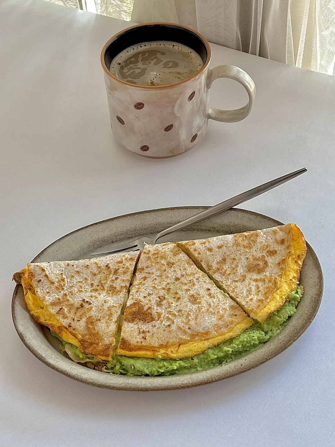 ☀️工作日早餐｜牛油果芝士蟹柳滑蛋卷饼😋
