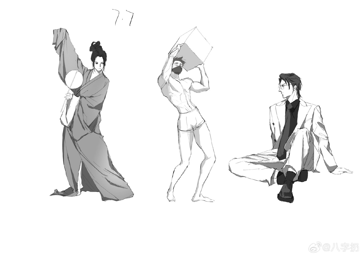 #速写蚂拉松#没用上的预制菜们也传一下 ​