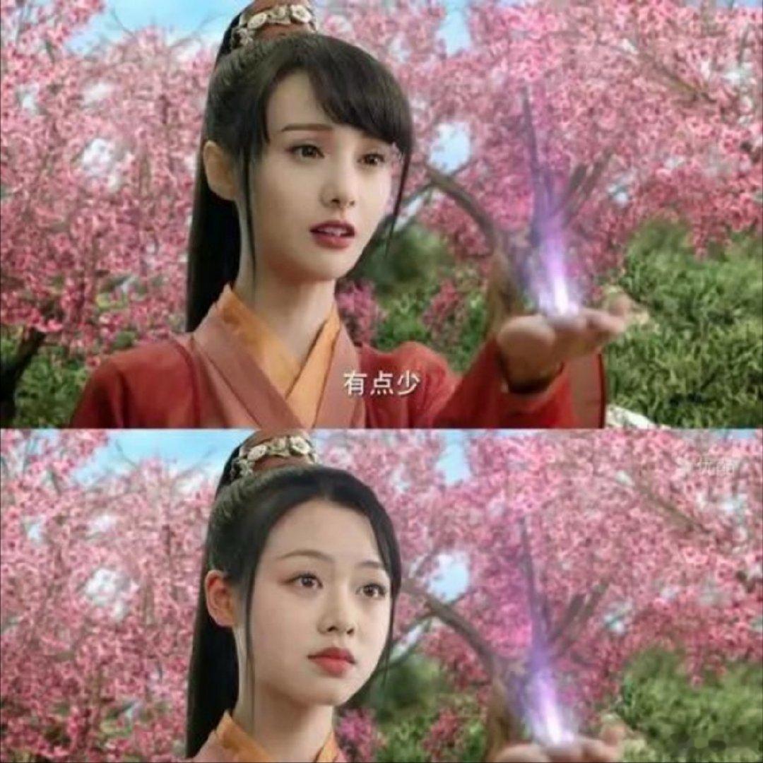 微微一笑很倾城原版女主被全程ai换脸，总感觉没有原版好看了…… ​
