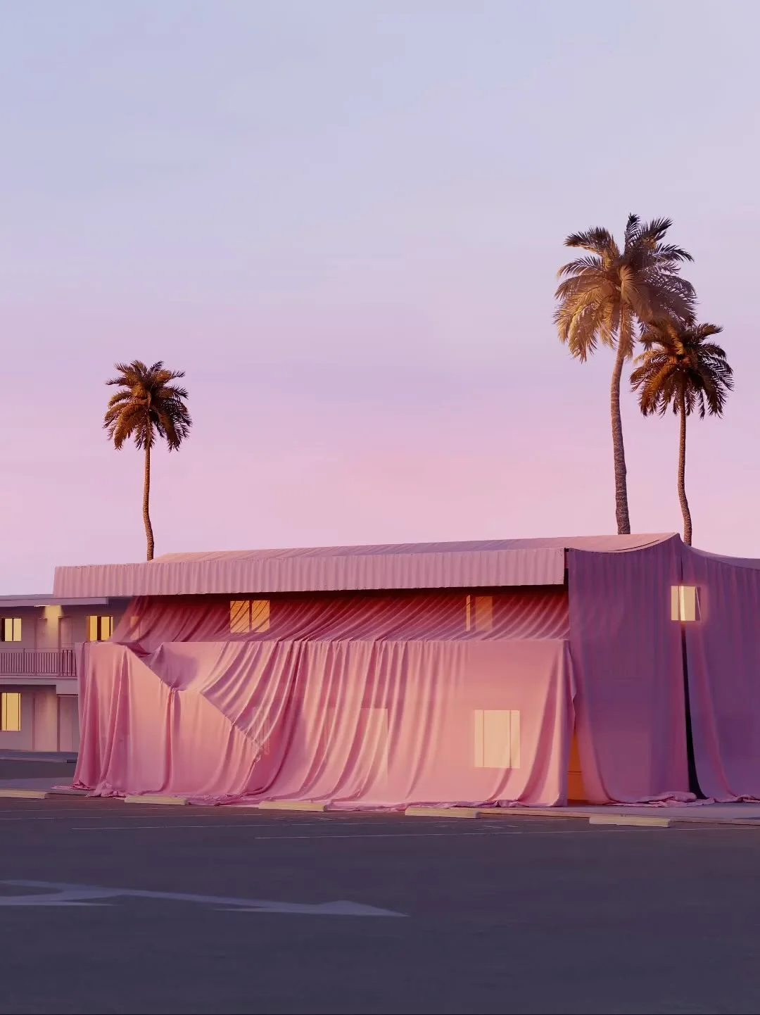 美到窒息的粉色幻境🎨治愈系建筑