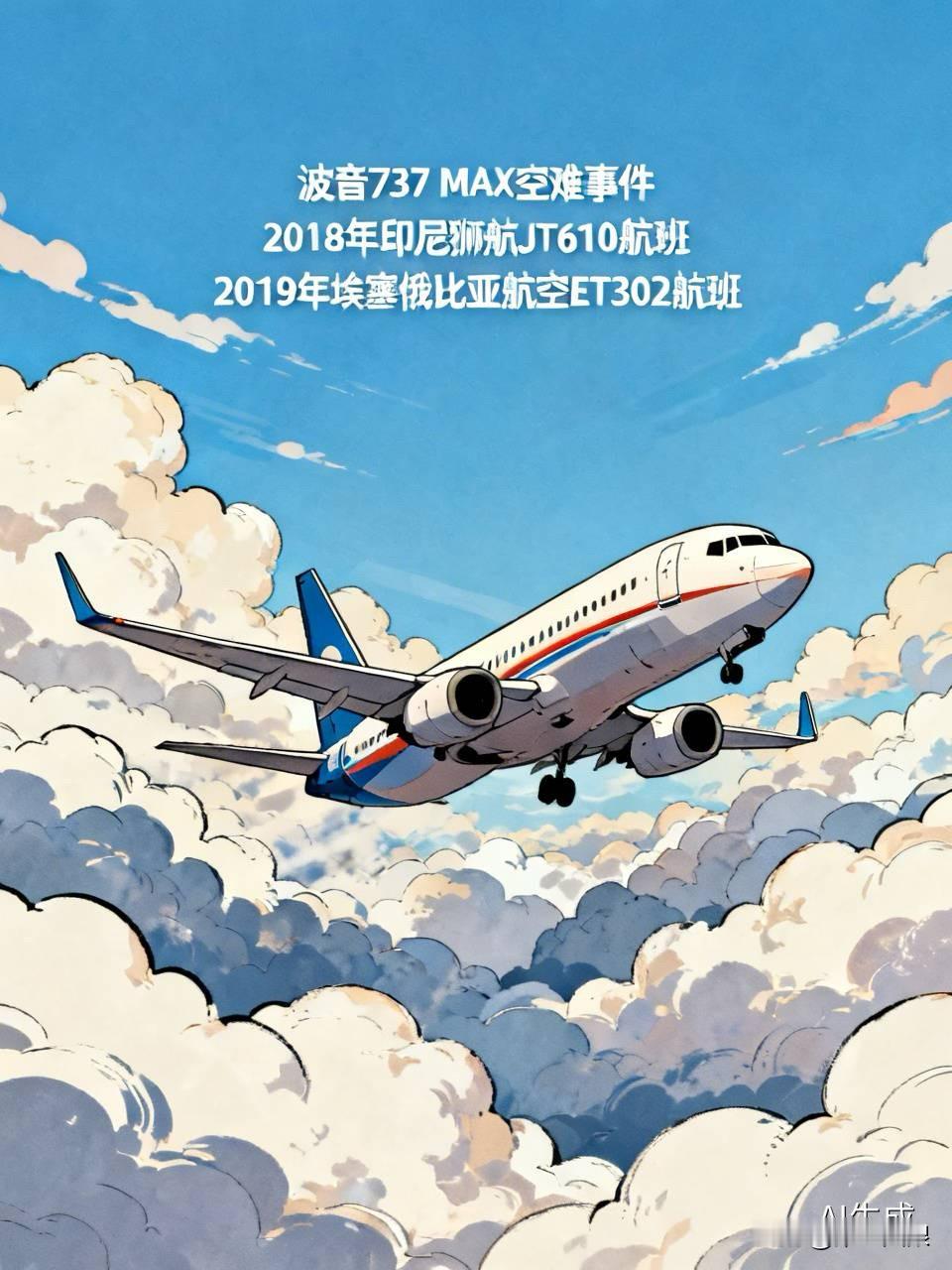 波音737系列的空难里，最让人印象深刻的就是两起连续发生的MAX机型事故。
2018年印尼狮航JT610航班，起飞13分钟后就坠入爪哇海，机上189人全部遇难，事后调查发现是MCAS机动特性增强系统存在设计缺陷，在传感器给出错误数据时会强行推杆让机头向下，飞行员根本来不及反应。
不到半年埃塞俄比亚航