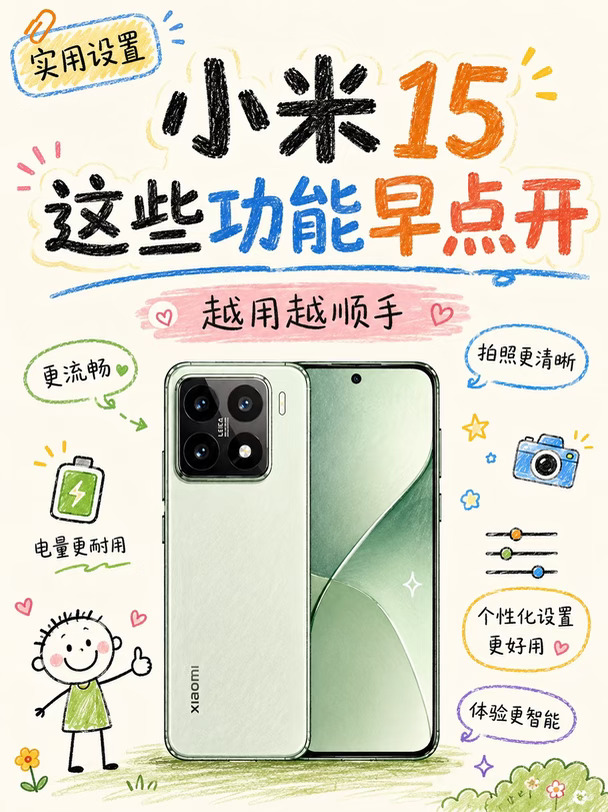小米15这些功能早点开，越用越顺手📱