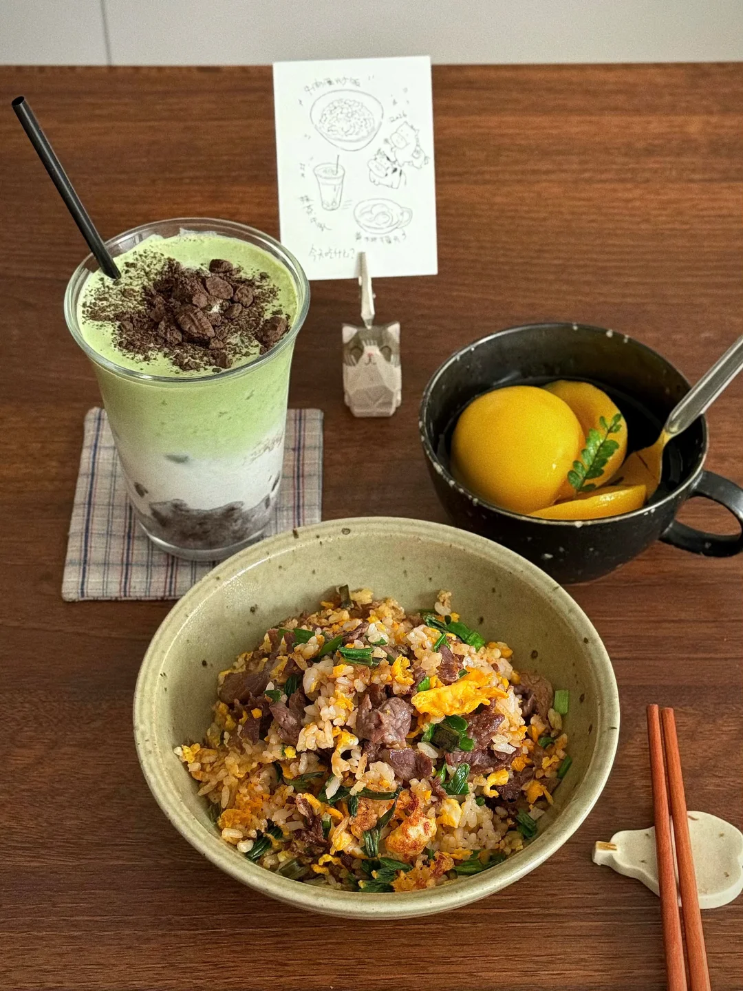 一人食/15min搞定喷香牛肉蛋炒饭